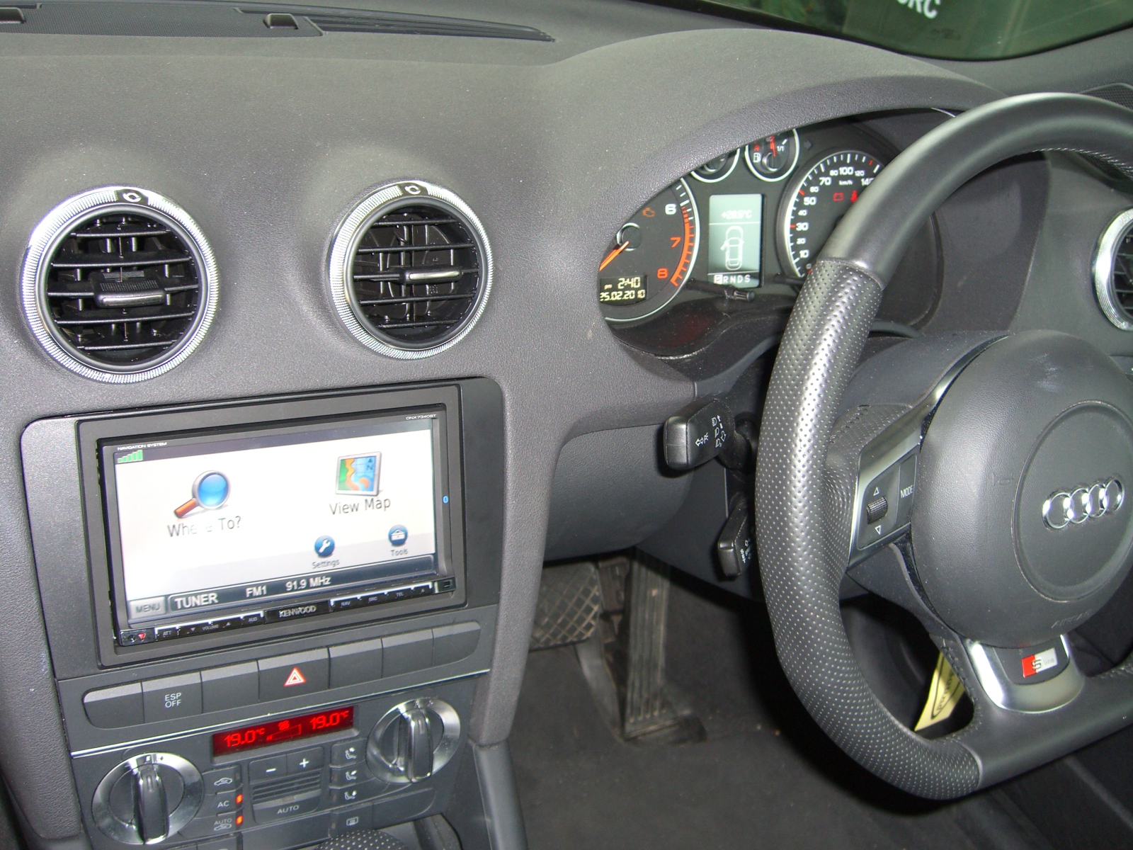 Audi A3 2008-2009 with DVD GPS Navigation upgrade