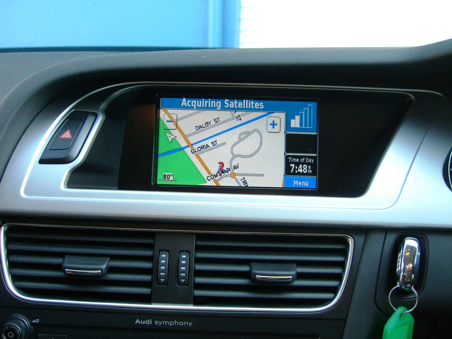 Factory Intergration of Garmin GPS Navigation onto Audi screen