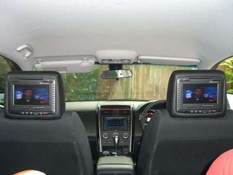 Mazda CX-9 Rear Head Rest DVD System