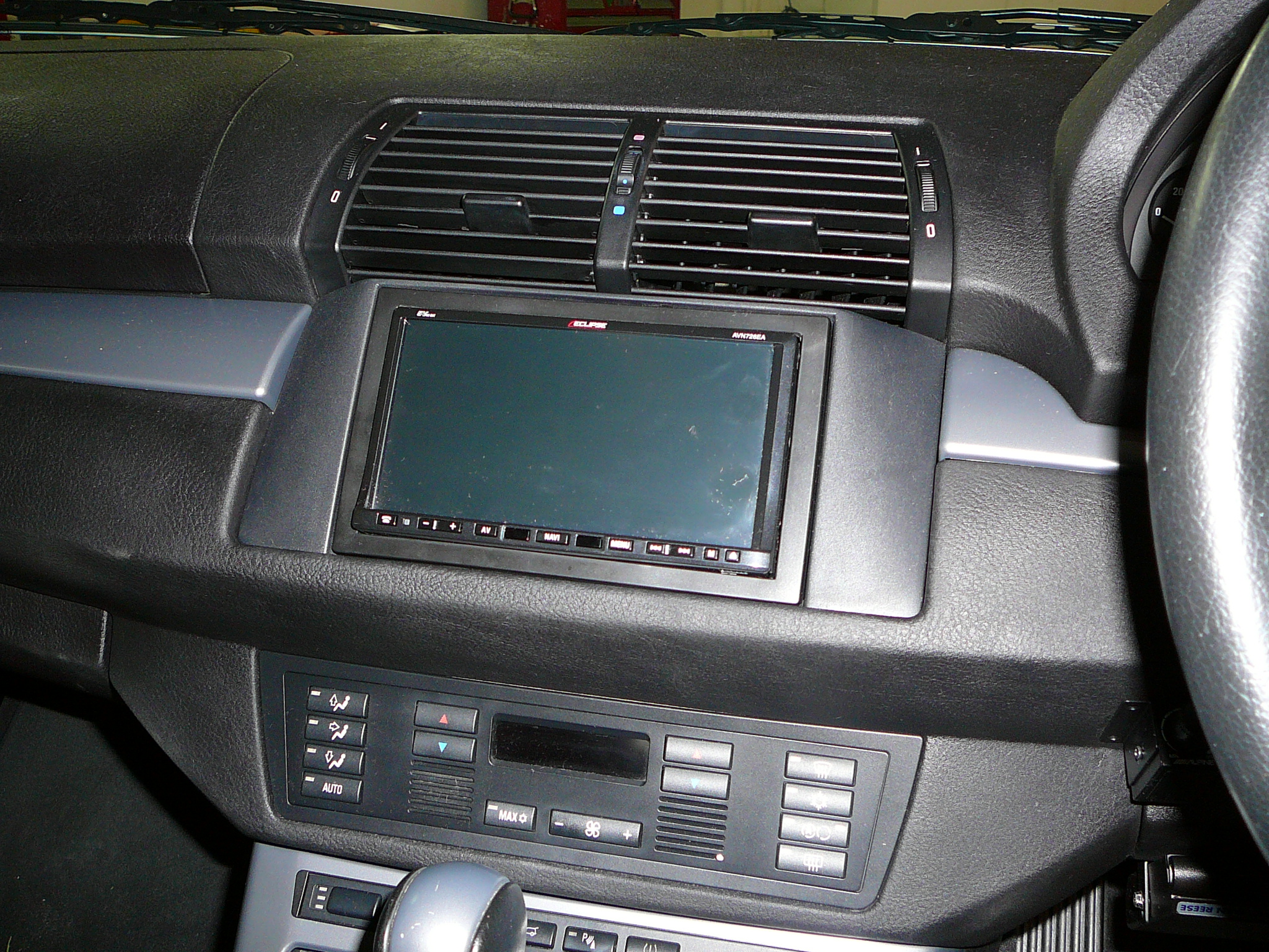BMW X5 2004 In Dash Navigation custom dash trim