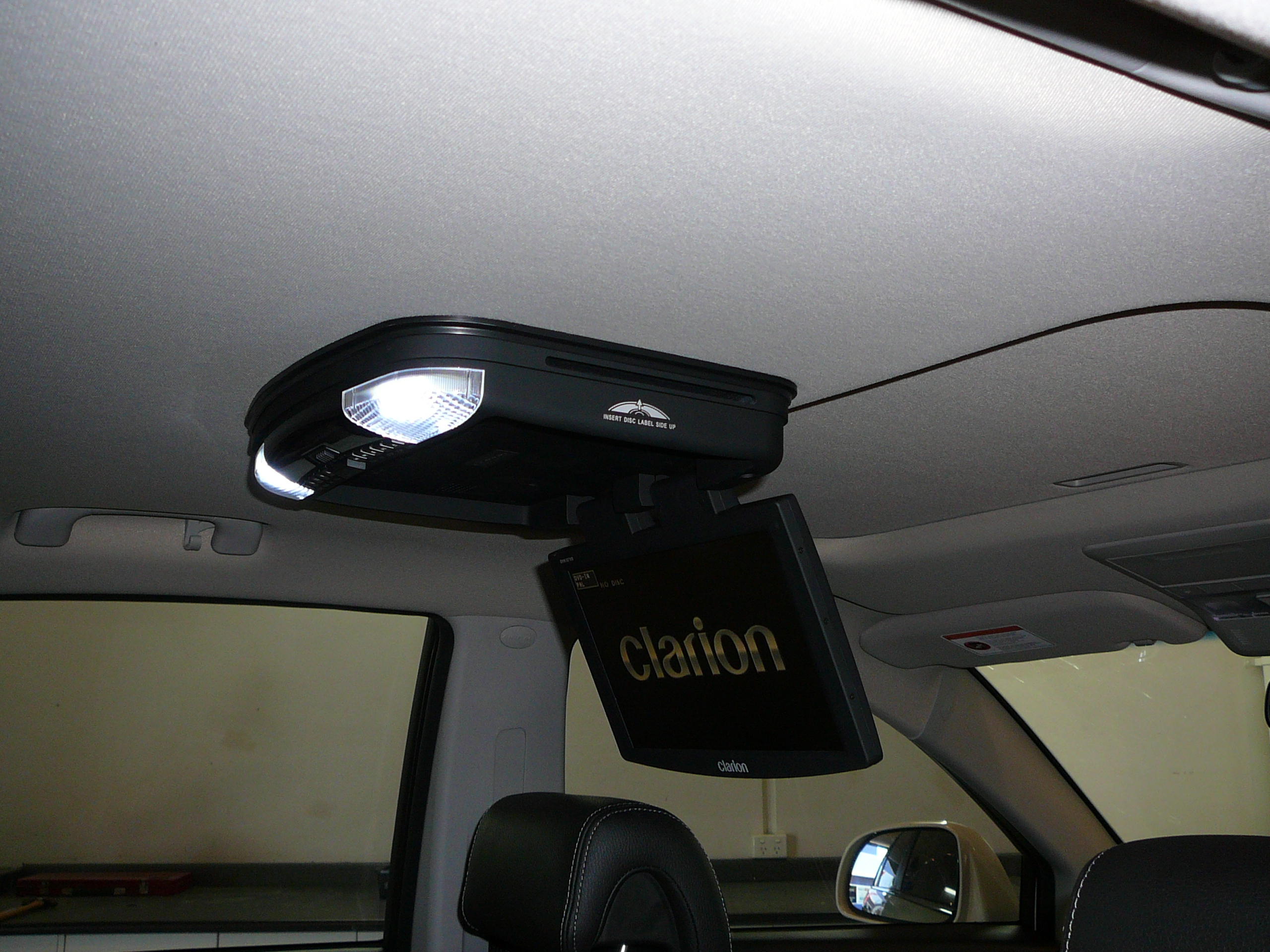 Holden Captiva 2012 Rear Seat Entertainment Clarion Roof Screen