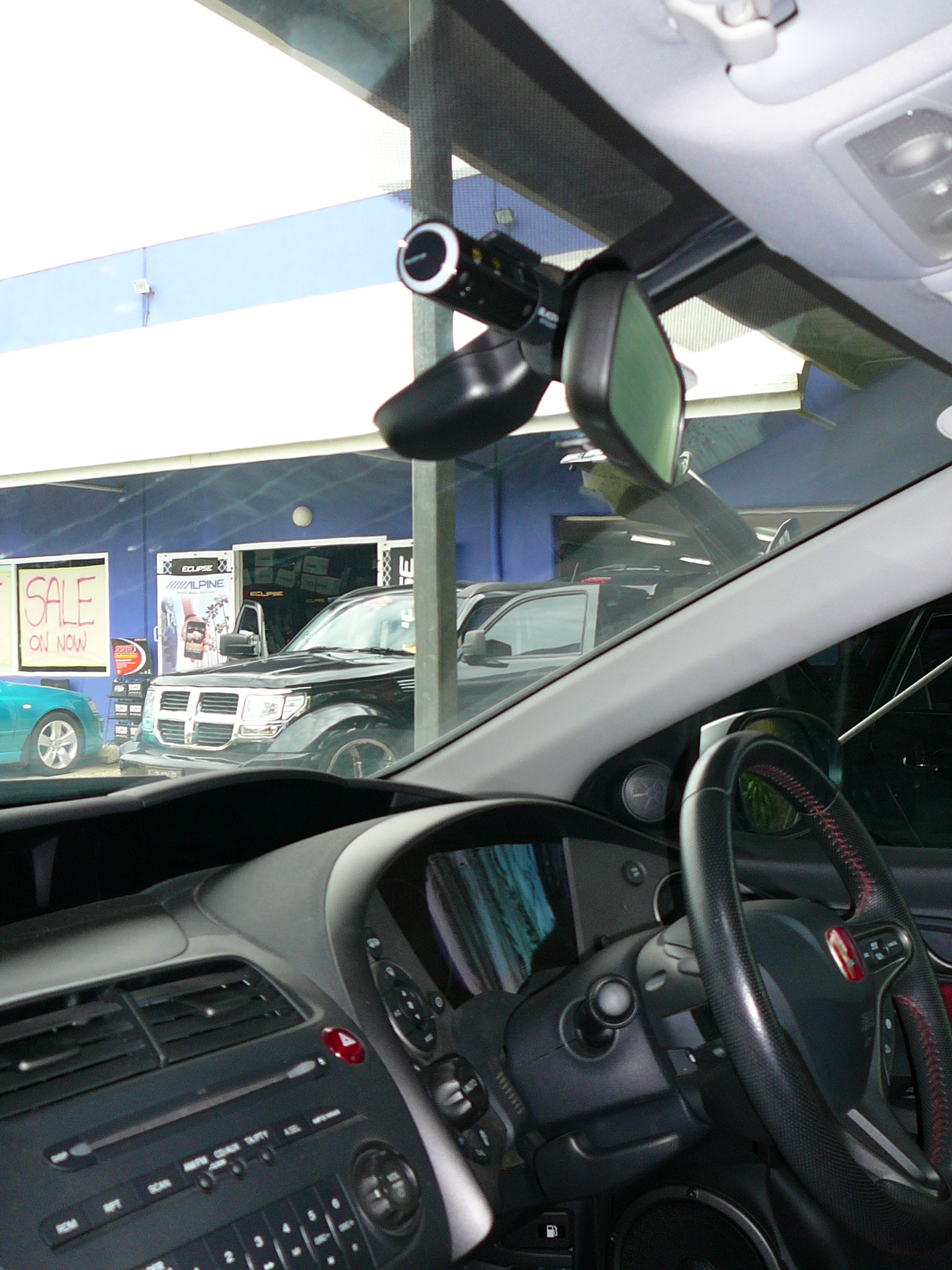Honda Civic 2007, Black Vue camera system