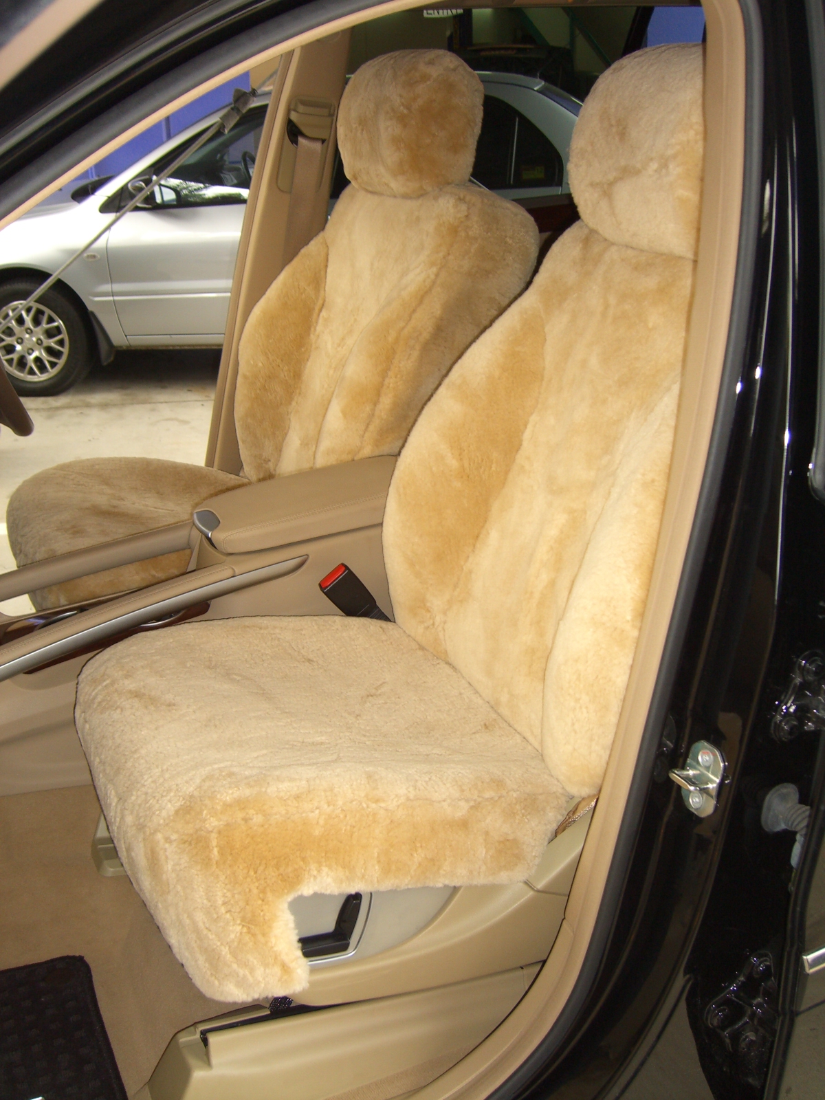 Mercedes GL sheepskin seat covers