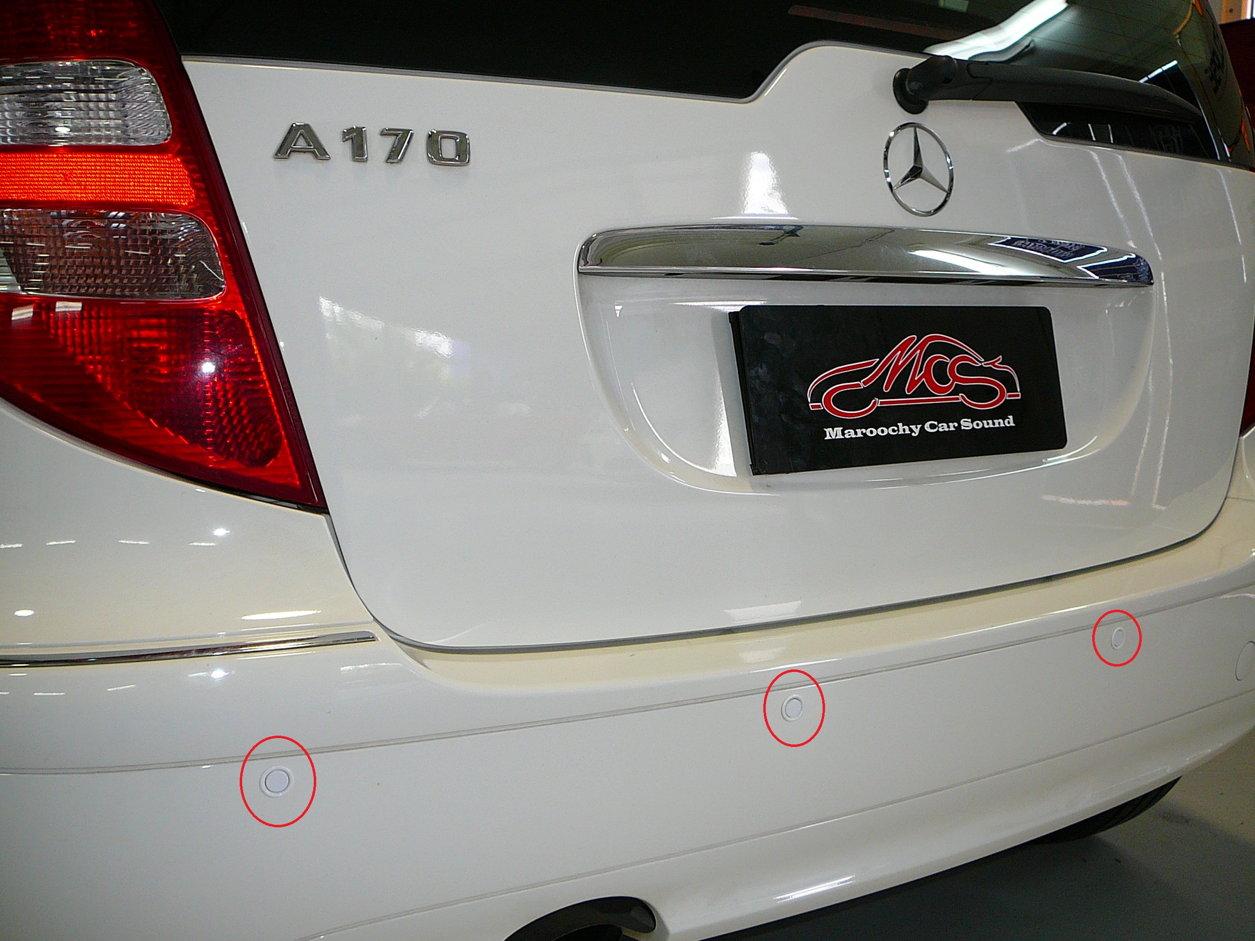 Mercedes Benz A170 – Reverse Sensor Installation