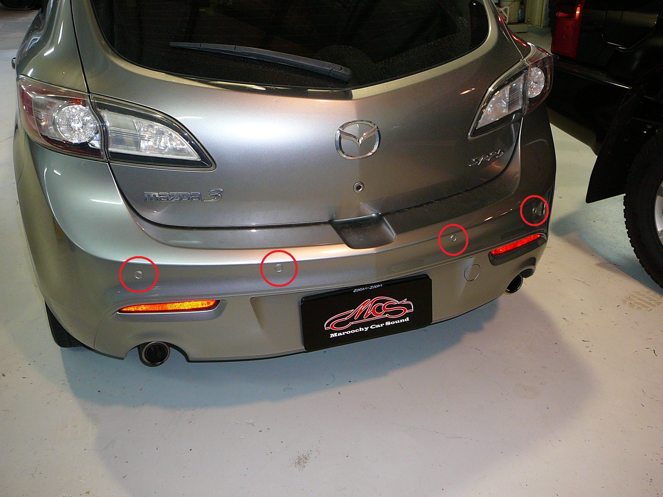 Mazda 3 2010, Reverse Sensor Installation