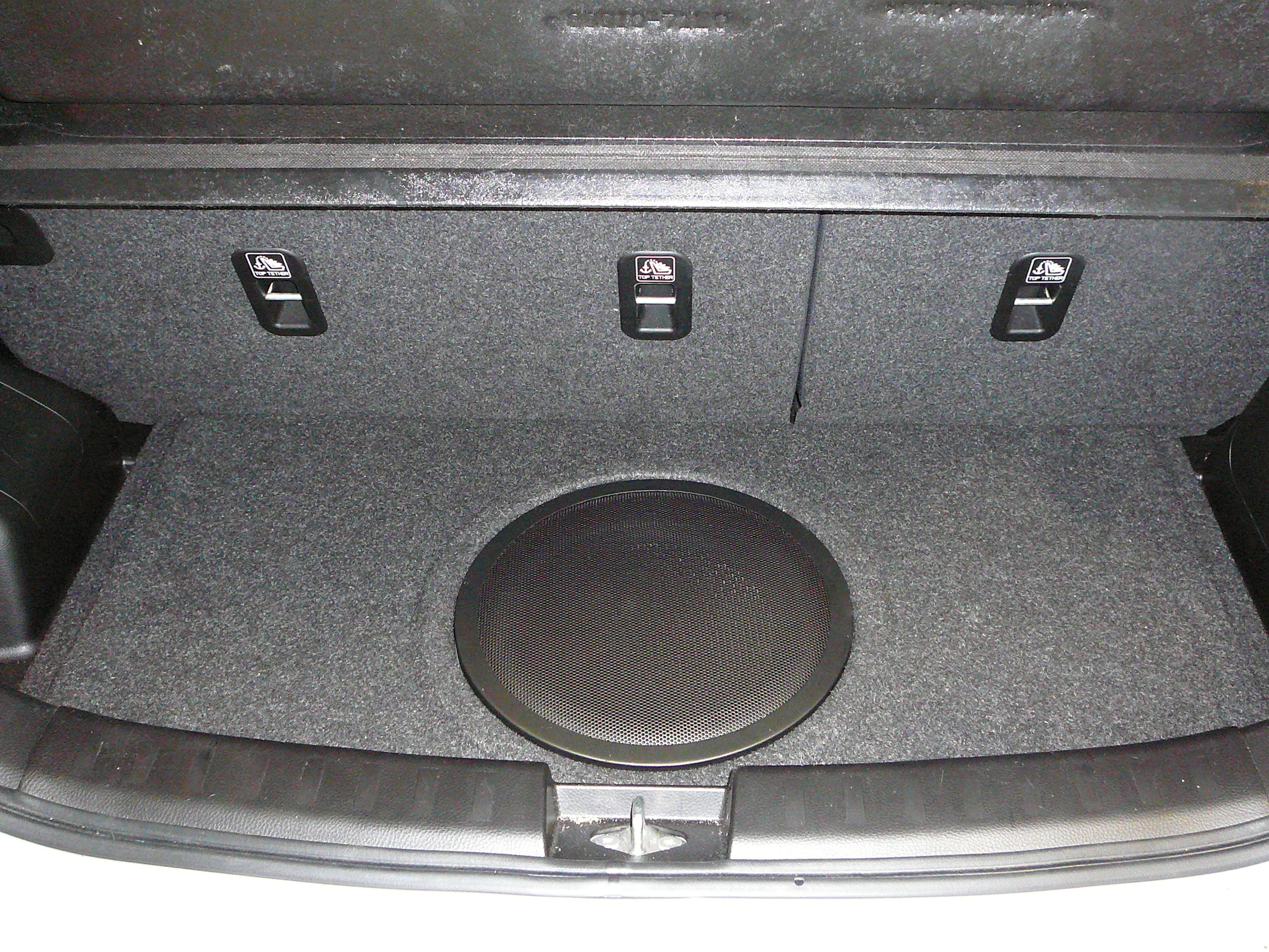 Suzuki Swift 2012, Custom Subwoofer Enclosure and Alpine Audio Visual Double Din Unit