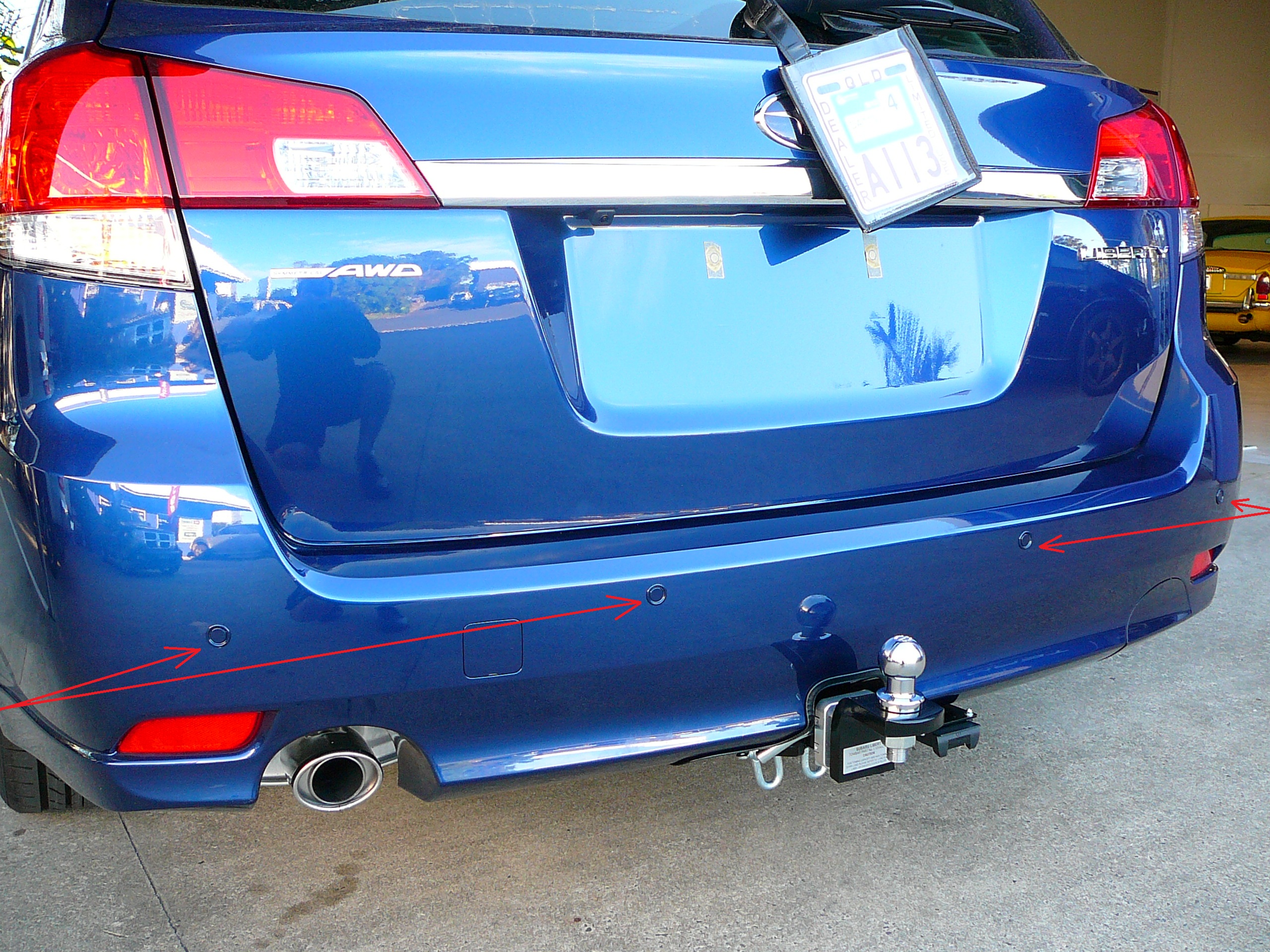Subaru Liberty 2012 Front & Rear Parking Sensors