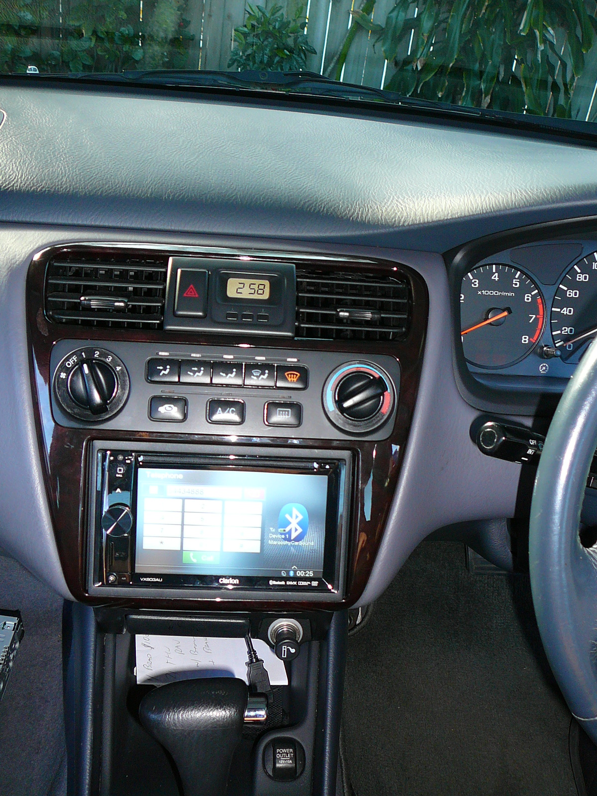 Honda Accord 2001, Clarion VX603 In dash GPS Navigation