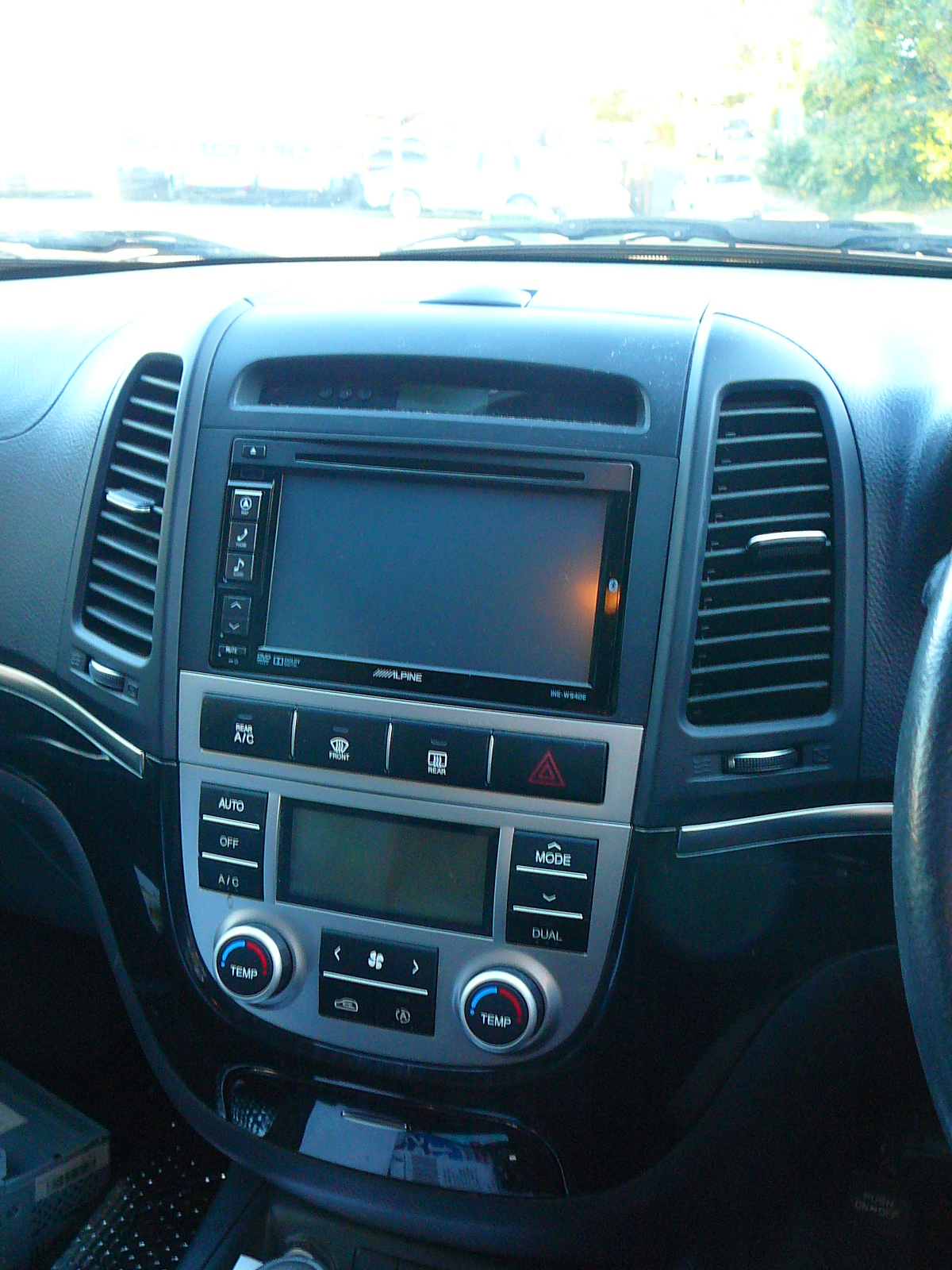 Hyundai Santa Fe 2009, Alpine INE-W940 GPS Navigation Installation