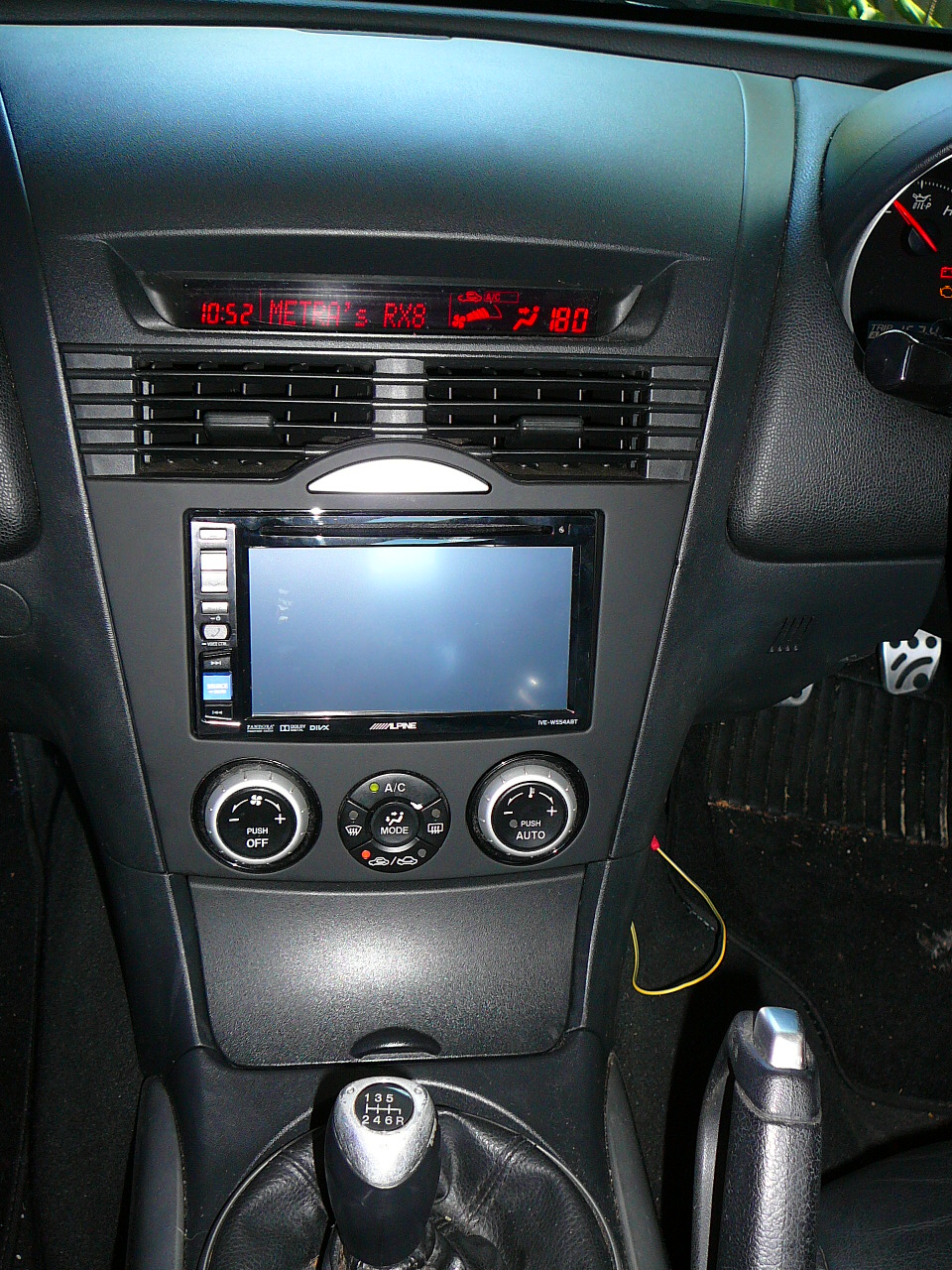 Mazda RX-8, Alpine INE-W940 GPS Navgation & Dash Fascia Installation