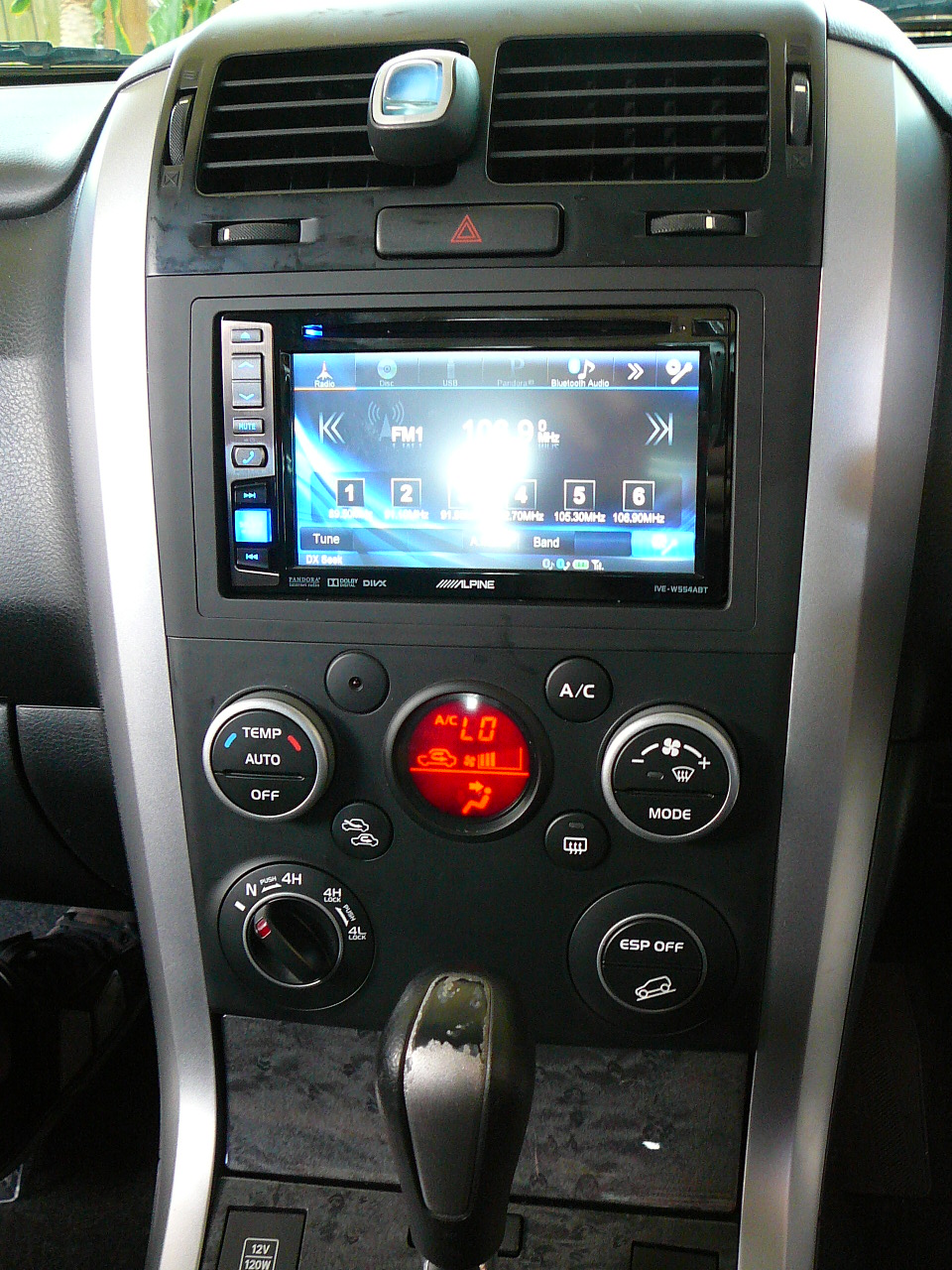 Suzuki Grand Vitara, Alpine IVE-W554ABT Installation of Audio Visual Unit & Dash Fascia