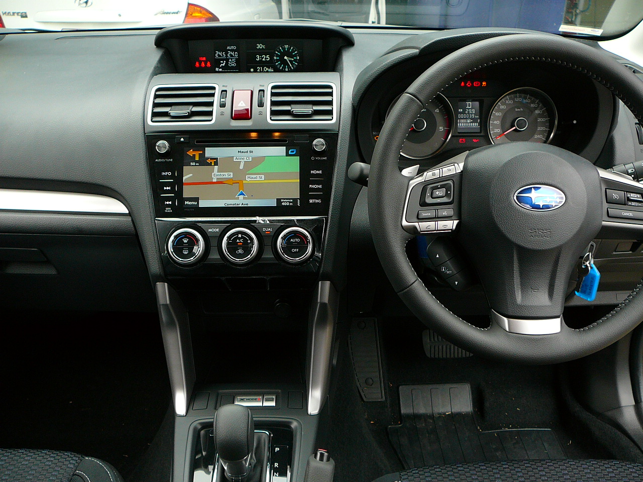Subaru Forester 2016, Integrated GPS Navigation System Installation