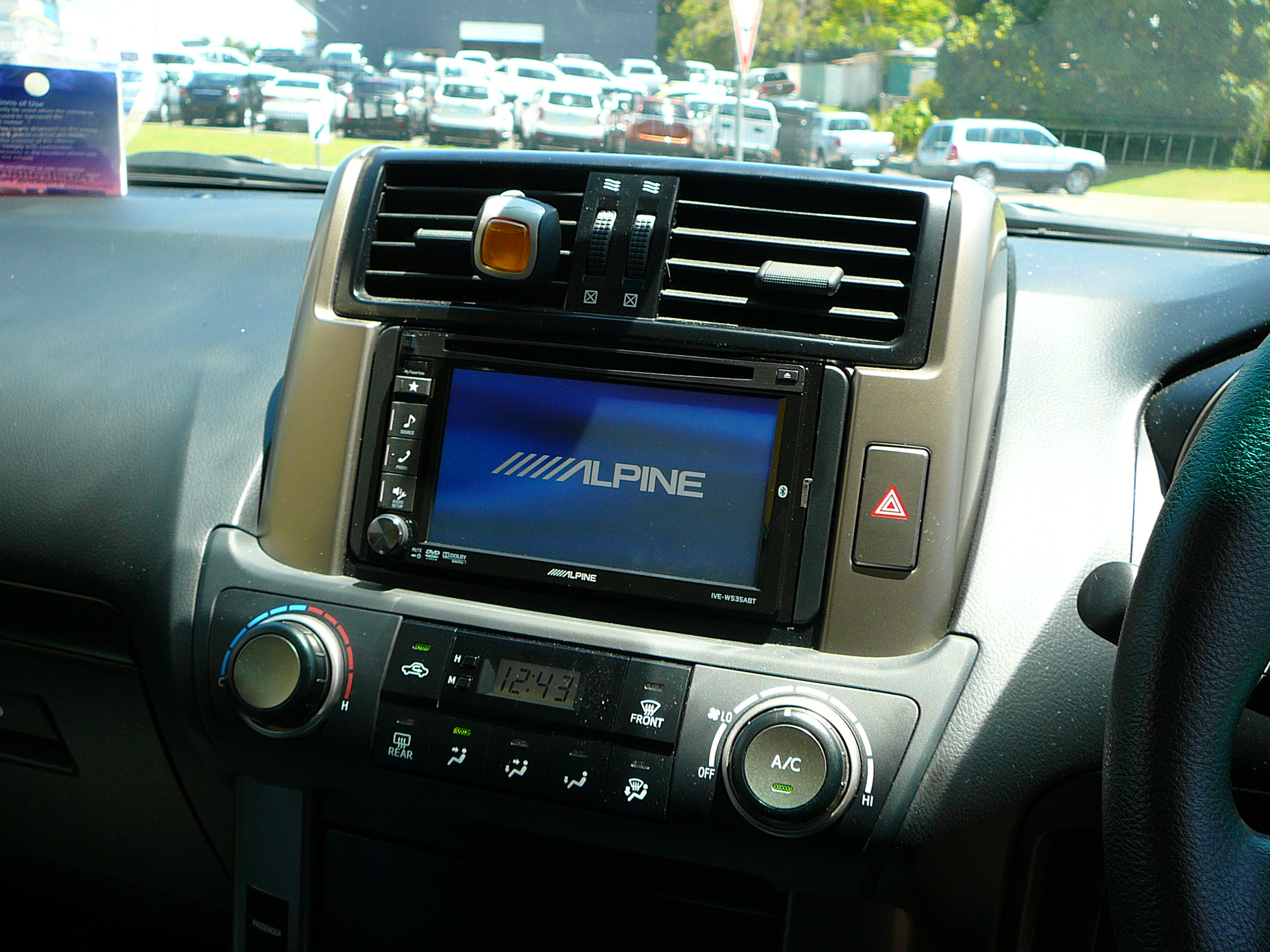 Toyota Prado 150series, Alpine IVE-W535ABT Audio Visual Unit & Dash Trim