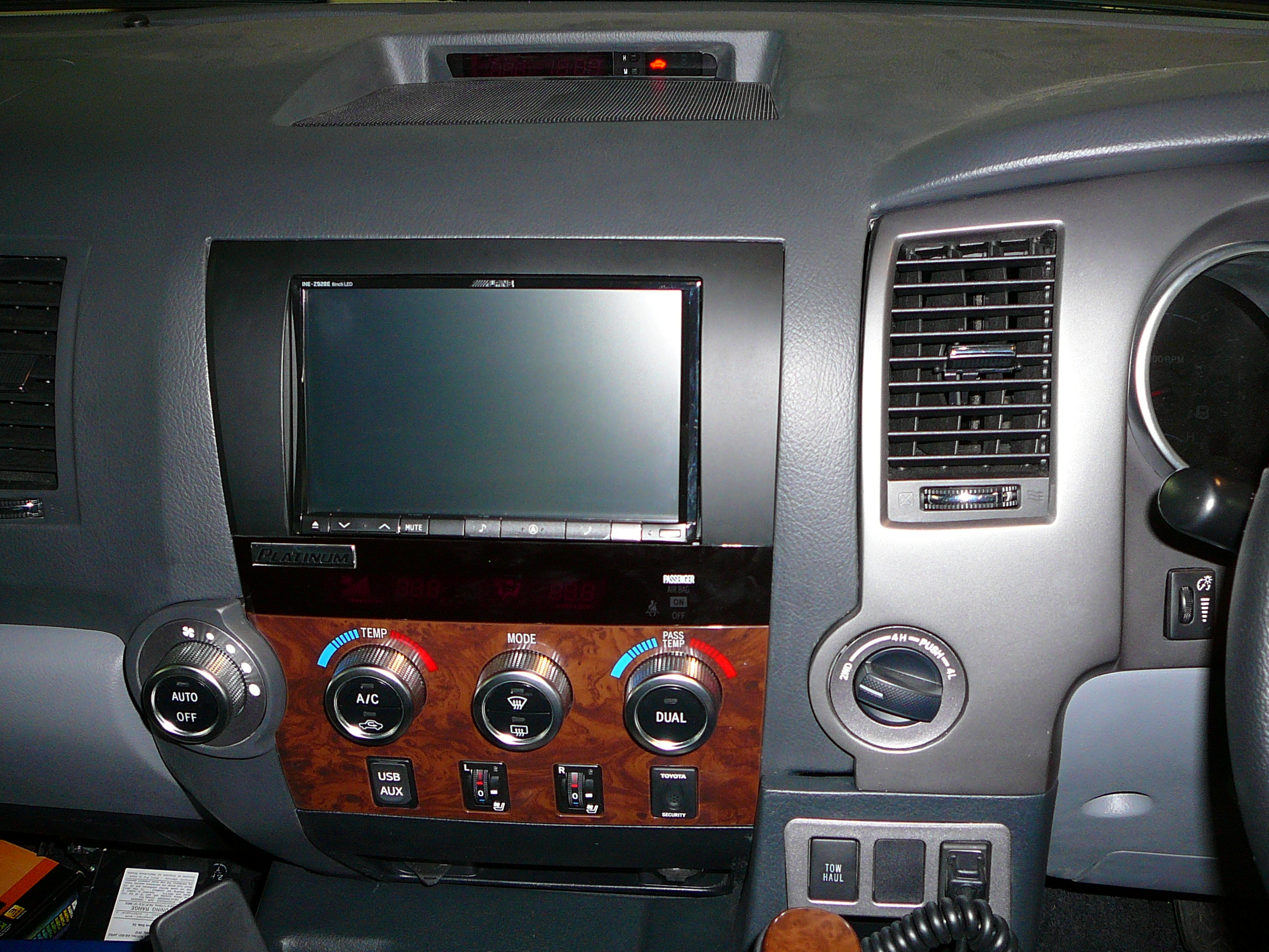 Toyota Tundra 2012, Alpine INE-W928, CD, DVD, USB, Ipod