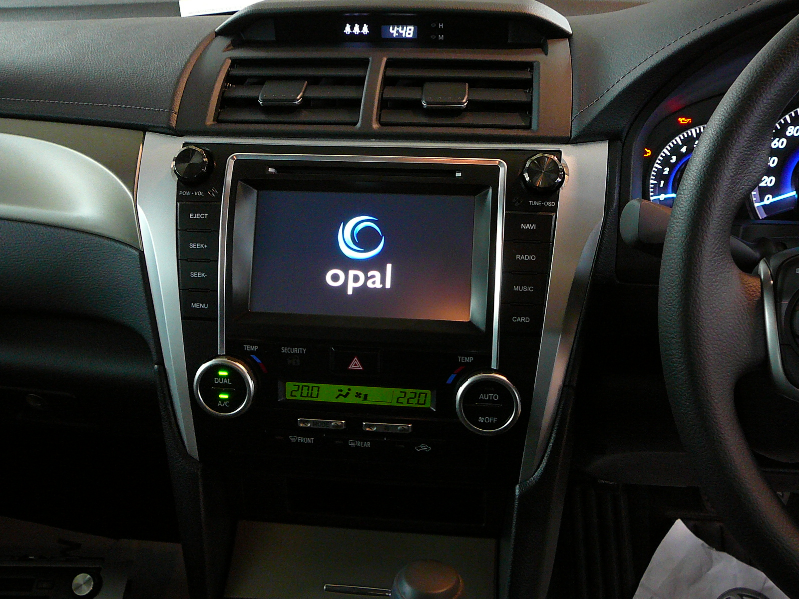 Toyota Aurion, Opal Touch Screen GPS Navigation Solution