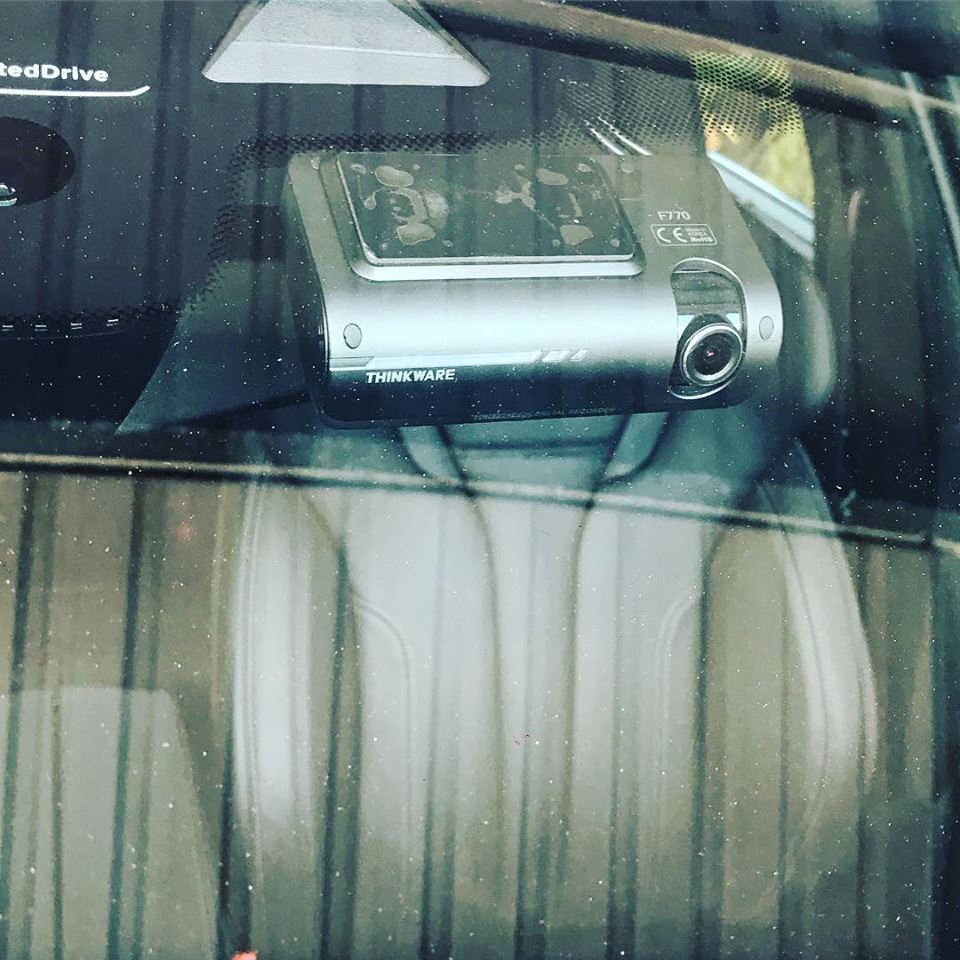 Dash Cam installation in BMW M5