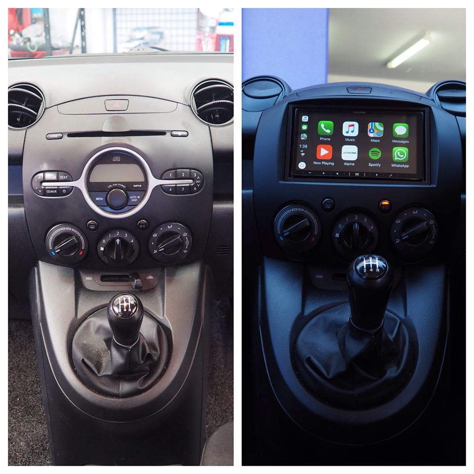 Mazda 2 2019 replacement stereo with Apple Car Play or Android Auto